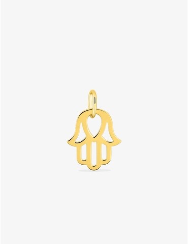Pendentif main or 750 ‰ jaune