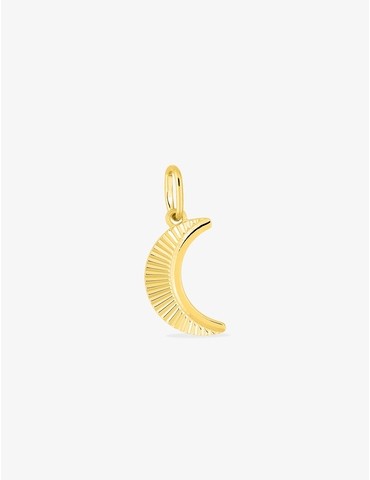 Pendentif lune or 750 ‰ jaune