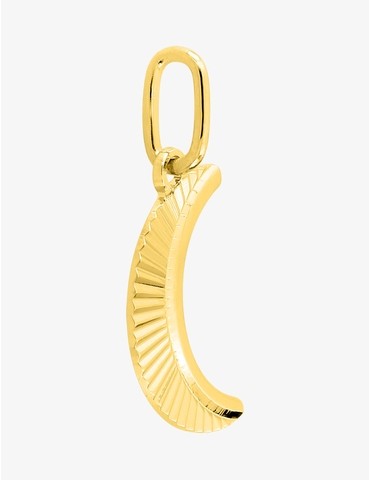 Pendentif lune or 750 ‰ jaune