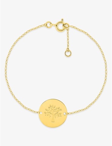 Bracelet or 750 ‰ jaune...