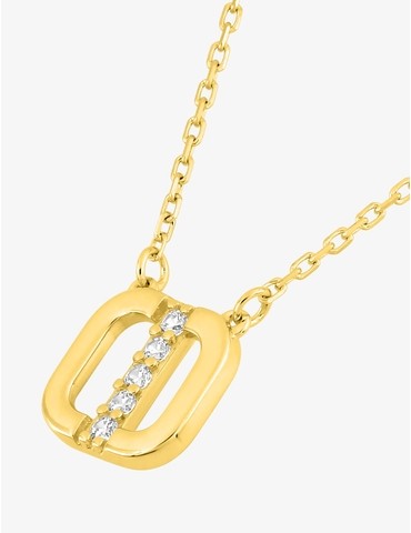 Collier or 750 ‰ blanc avec...