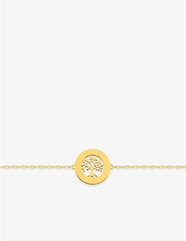 Bracelet or 750 ‰ jaune,...