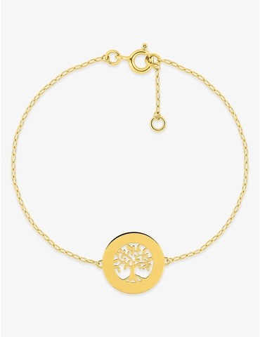 Bracelet or 750 ‰ jaune,...