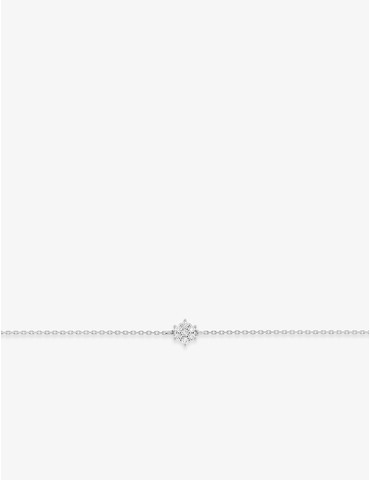 Bracelet or 750 ‰ blanc...