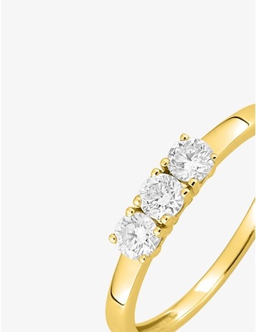 Bague or 750 ‰ jaune...