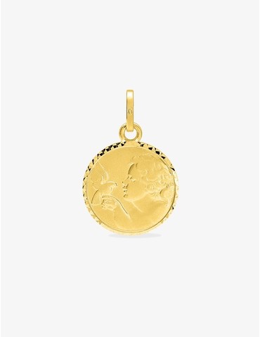 Médaille ange en or jaune...