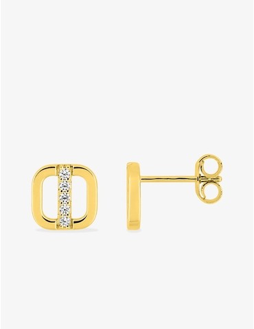Boucles d'oreilles clous or...