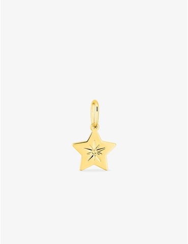 Pendentif or jaune 375 ‰ en...