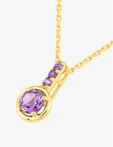 Collier en or jaune 750 ‰,...