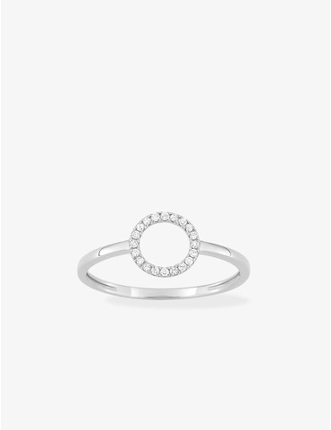Bague en or blanc 750 ‰...
