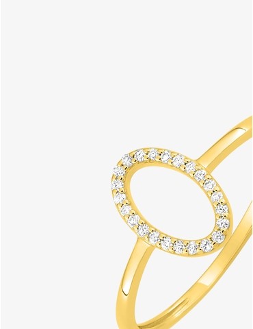 Bague en or jaune 750 ‰...