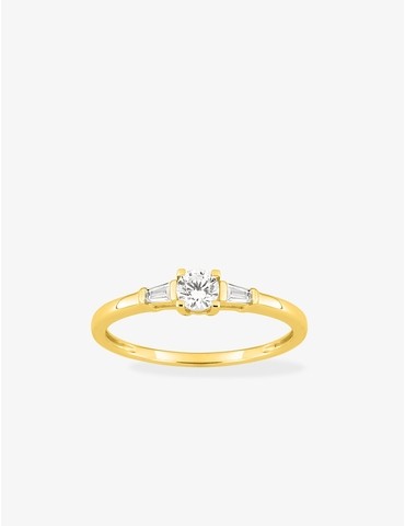 Bague en or jaune 750 ‰,...