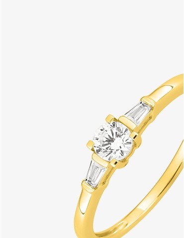 Bague en or jaune 750 ‰,...