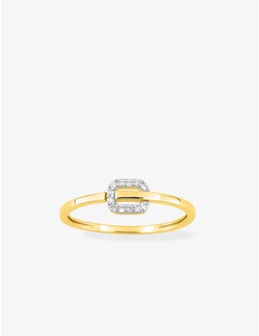 Bague en or jaune 750 ‰...