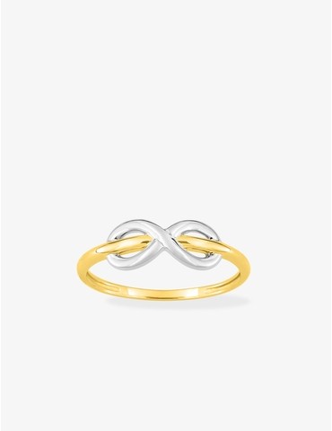 Bague en or jaune 750 ‰ et...