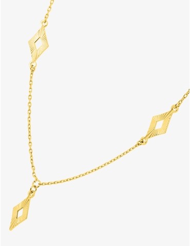 Collier en or jaune 375 ‰,...