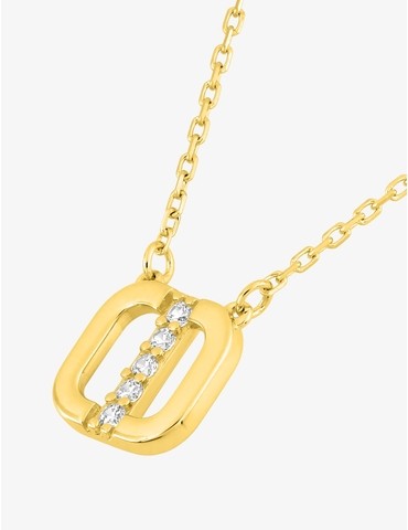 Collier en or jaune 375 ‰,...