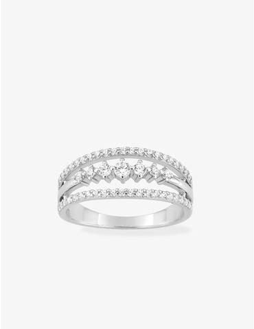 Bague triple anneau en...