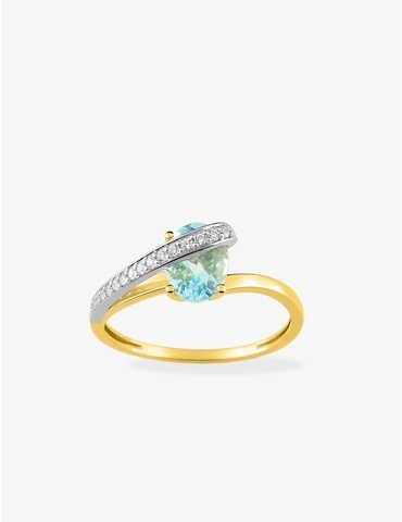 Bague en or jaune 750 ‰...