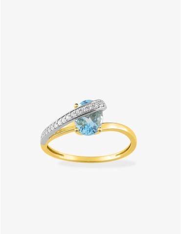 Bague en or jaune 750 ‰...