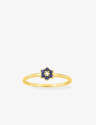 Bague en or jaune 750‰...