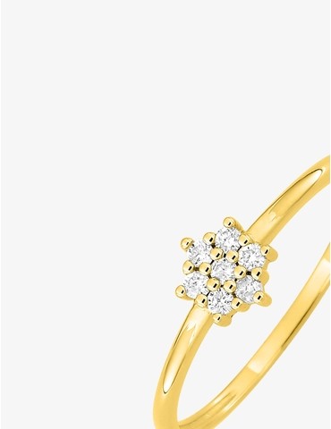 Bague en or jaune 750‰...