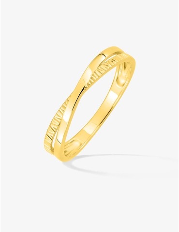 Bague en or jaune 750‰...