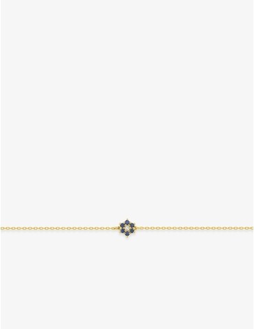 Bracelet en or jaune 375‰...