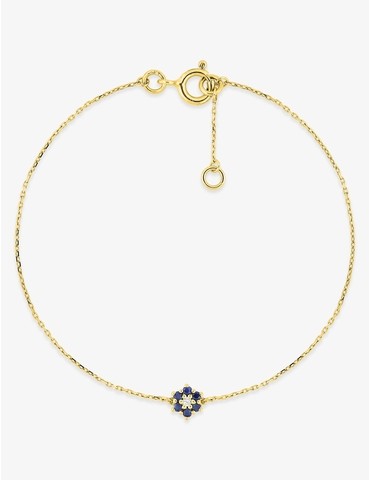 Bracelet en or jaune 375‰...