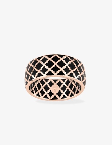 Bague or 375 ‰ rose avec...