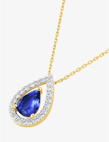Collier or 375 ‰ jaune et...
