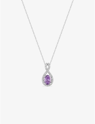 Collier en or blanc 375 ‰...