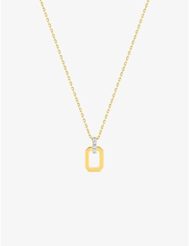 Collier or jaune 375 ‰ et 4...