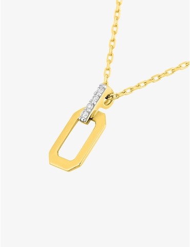 Collier or jaune 375 ‰ et 4...