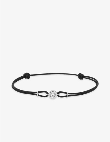 Bracelet corde noire avec...