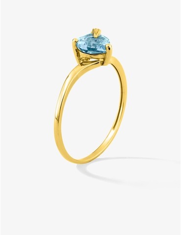 Bague or 375 ‰ jaune avec...