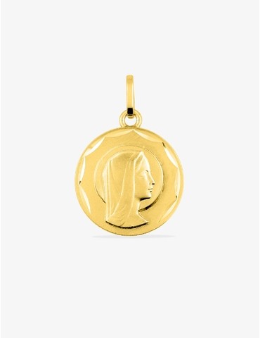 Médaille Vierge or 375 ‰ jaune