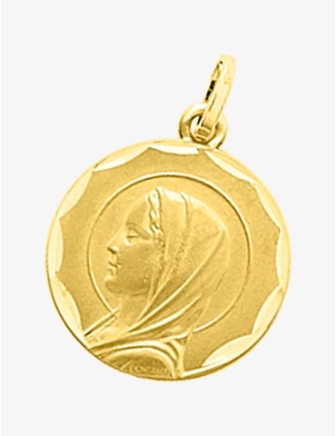 Médaille vierge or 750 ‰...