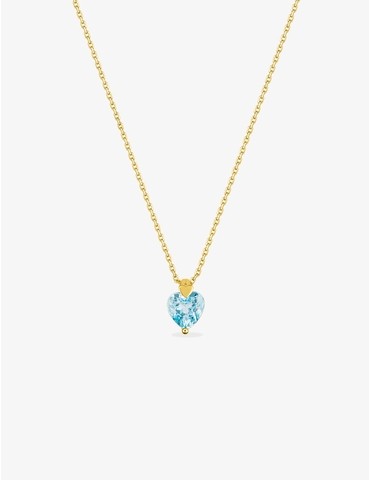 Collier cœur or 750 ‰ jaune...