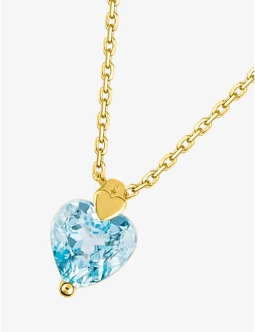 Collier cœur or 750 ‰ jaune...