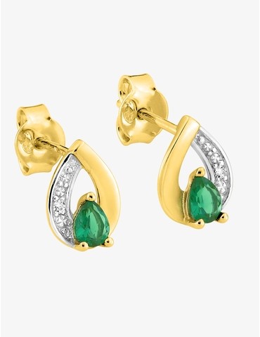 Boucles d'oreilles clou or...