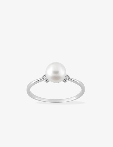 Bague en or blanc 750 ‰,...