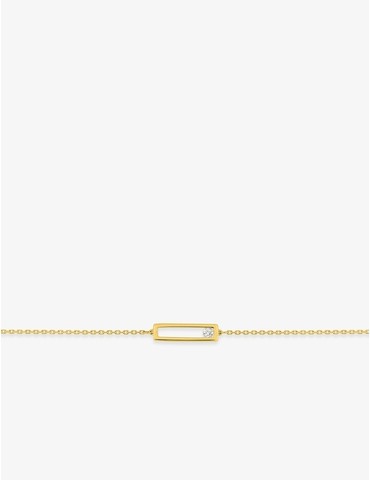Bracelet en or jaune 750 ‰,...
