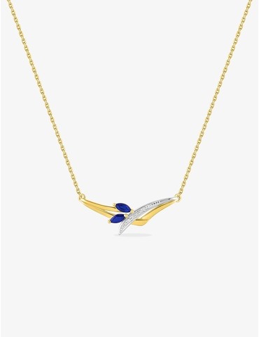 Collier en or bicolore 750...
