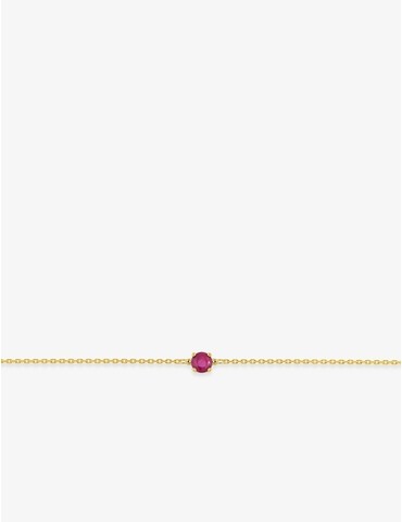 Bracelet solitaire or 750 ‰...