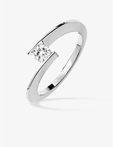 Bague argent 925 ‰ rhodié...