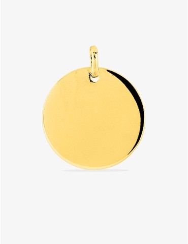 Médaille plaqué or à graver...