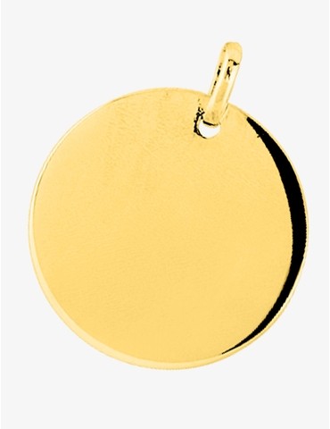 Médaille plaqué or à graver...