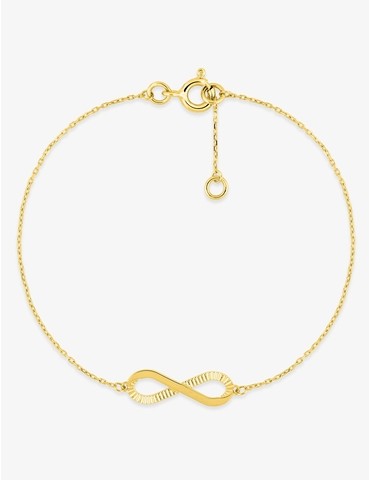 Bracelet en or jaune 375 ‰,...
