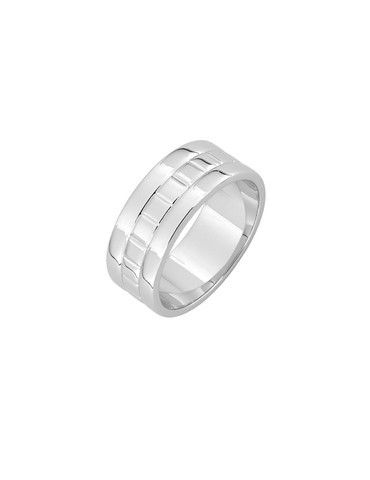 Bague homme en argent 925 ‰...